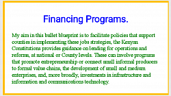 Financing Programs
